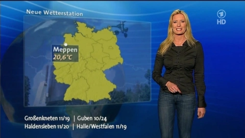 DW-TV_ Claudia Kleinert- Doing the Weather_ 1-19-2013 _ The Daily Press